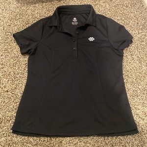 MOFIZ Women Black Golf Polo